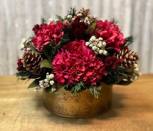 Winter Red Floral